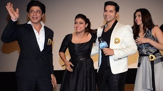 Watch Dilwale Official TRAILER LAUNCH | Shahrukh Khan, Kajol, Varun Dhawan, Kriti Sanon Video
