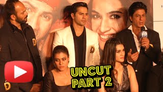 Watch Dilwale Trailer Launch | Part 2 | Shahrukh Khan, Kajol, Varun Dhawan & Kriti Sanon Video