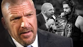 Watch Triple H fires back at Roman ReignsÃ¢â‚¬â„¢ refusal to take a hand out: WWE.com Exclusive, Nov. 11, 2015 Video