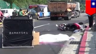Watch Decapitation traffic accident: What not to do near a large truck with blind spots Video