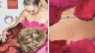 Watch Jane Fonda Kisses Miley Cyrus' Bare Stomach! Video