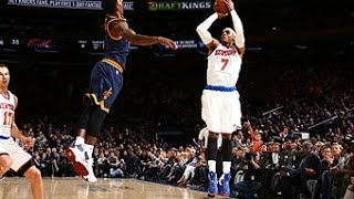 Watch NBA: Carmelo Anthony Puts Up 22 in First Half vs. Cavaliers Video