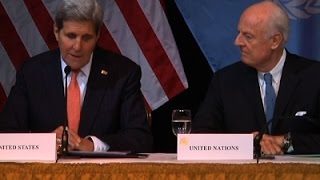 Watch Diplomats set plan for political change in Syria Video