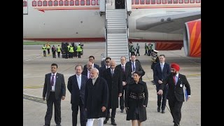 Watch PM Modi arrives at Heathrow International Airport, London Video