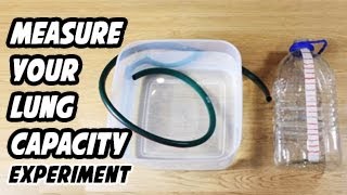 Watch How To Measure Your Lung Capacity || Science Experiments Video
