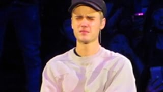 Watch Justin Bieber Gets EMOTIONAL & CRIES On Stage At His Purpose Album Launch Video