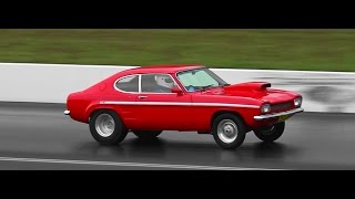 Watch 9 SEC V8 CAPRI TEST N TUNE SYDNEY DRAGWAY Video