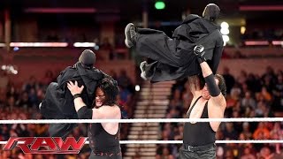 Watch The Brothers of Destruction battle Bray WyattÃ¢â‚¬â„¢s "flock": WWE Raw, November 16, 2015 Video