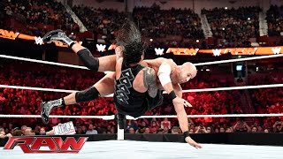 Watch Reigns vs. Cesaro - WWE World Heavyweight Championship Tournament Quarterfinal: Raw, Nov., 16, 2015 Video