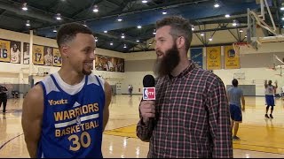 Watch NBA Steph Curry Interview: The Starters Video