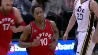 Watch NBA: DeMar DeRozan Throws Down the VICIOUS Slam on Rudy Gobert! Video