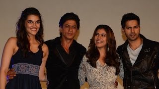 Watch Shahrukh, Kajol, Varun & Kriti At Gerua Song Launch | Diwale Promotions Video