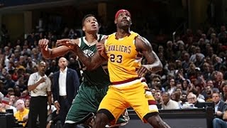 Watch NBA: LeBron James, Giannis Antetokounmpo Duel in Cleveland Video