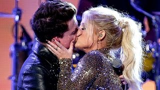 Watch Meghan Trainor & Charlie Puth MAKE OUT on Stage at 2015 American Music Awards Video