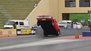 Watch WHEELSTANDS AT APSA PRO STREET SHOOTOUT SYDNEY DRAGWAY Video