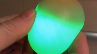 Watch Glowing Bouncy Egg || Rubber Egg Science Experiment Video