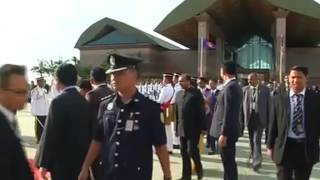 Watch PM emplanes for Singapore Video