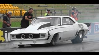 Watch DANDY ENGINES OUTLAW 10.5 TWIN TURBO CAMARO 6.60 @ 227 MPH APSA GRAND FINAL Video