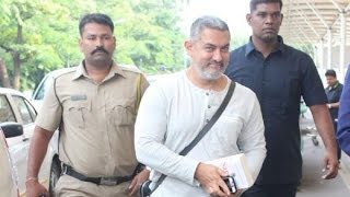 Watch Aamir Khan Leaving India? | Spotted At Mumbai Airport Video