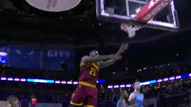 Watch NBA: LeBron's Slam Makes Cam Dance Video