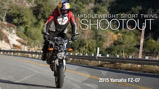 Watch Yamaha FZ-07 - Sport Twins Shootout Video