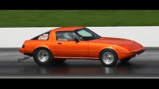 Watch LSXRX7 HI TORQUE PERFORMANCE V8 TURBO RX7 8.24 @ 166 MPH APSA GRAND FINAL Video