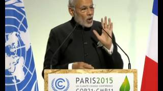Watch PM Modi addresses the Plenary Session at COP 21 Summit in Paris Video