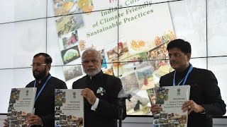 Watch PM Modi at the inauguration of India Pavilion at COP21 Summit'15 in Paris, France Video