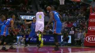 Watch NBA: Paul Milsap Spins by Russell Westbrook Video