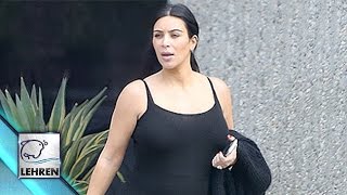 Watch Kim Kardashian SICK 3 Weeks Before Due Date Video
