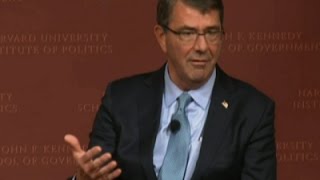 Watch Ash Carter Talks IS Defeat Strategy At Harvard Video