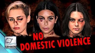 Watch No Domestic VIOLENCE Says Kim Kardashian, Miley Cyrus & More Celebs Video