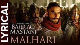 Watch Lyrical: Malhari | Full Song with Lyrics | Bajirao Mastani Video