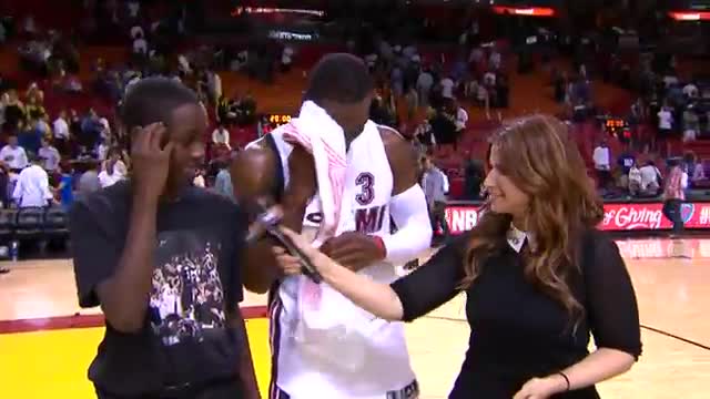 Watch NBA: Dwayne Wade's Son Critiques His Dad's Dunking Video