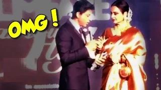 Watch OMG: Shahrukh Khan Talks 'Dirty' With Veteran Diva Rekha Video