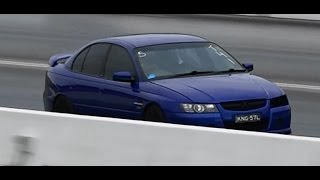 Watch KNG57L V8 TURBO COMMODORE 9.95 @ 145 MPH SYDNEY DRAGWAY Video