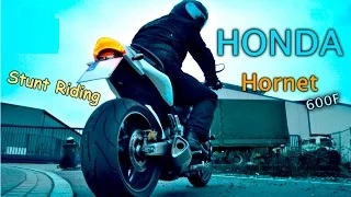 Watch Honda Hornet 600F | Amazing Stunt Riding Show Video
