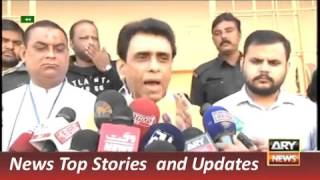 Watch ARY News Headlines 6 December 2015, MQM Leader Khalid Maqbool Media Talk on Polling Video