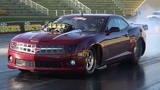 Watch DANDY ENGINES 7 SEC BLOWN CAMARO APSA TESTING Video