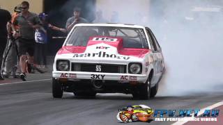 Watch PROA9X 7 SEC PROCHARGED TORANA APSA GRAND FINAL SYDNEY DRAGWAY Video