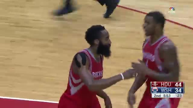 Watch NBA: James Harden Drops 42 on the Wizards Video