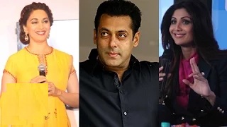 Watch Madhuri Dixit, Shilpa Shetty REACT On Salman'sHit And Run Case Verdict - Celebs AT Salman's Home Video