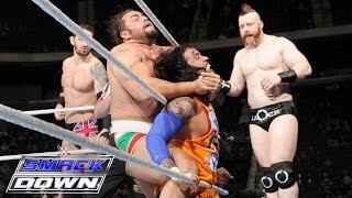 Watch Roman Reigns, Dean Ambrose & The Usos vs. The League of Nations: WWE SmackDown, December 10, 2015 Video