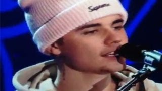 Watch Justin Bieber Curses Like Crazy After He Forgets Words To His Song Ã¢â‚¬ËœChristmas EveÃ¢â‚¬â„¢ Video