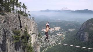 Watch World Record Free Solo - Insane Slacklining! Video