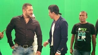 Watch INSIDE Video: Salman & Shahrukh Shooting For Bigg Boss 9 Dilwale Promo At Mehboob Studio Video