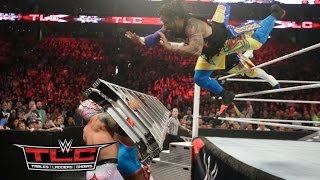 Watch WWE Network: The Usos vs. Lucha Dragons vs. The New Day: WWE TLC 2015 Video