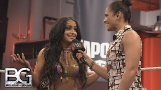 Watch Nhooph bombs when she introduces "Aaliyah" to the NXT family: WWE Breaking Ground, Dec. 14, 2015 Video