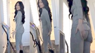 Watch Kylie Jenner Shakes Her Booty & Boobies On Vibrating Gym Equipment Video