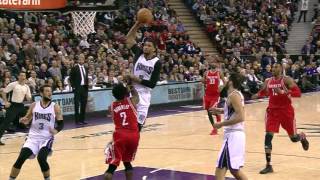 Watch NBA: Rudy Gay With a Monster And 1 Jam! Video